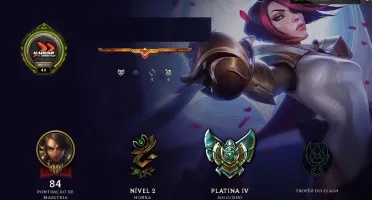 CONTA PLATINA 4! MMR ALTO! WIN RATE BOM!