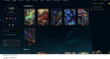Conta LVL 209,, Skins 149,, Champs 144