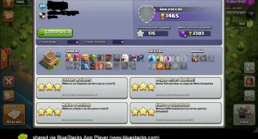 clash of clans cv8 full+gemas 4 construtores