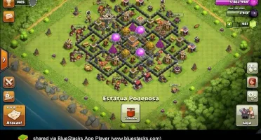clash of clans cv8 full+gemas 4 construtores