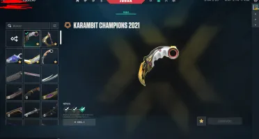 Conta Valorant Karambit Champions 2021