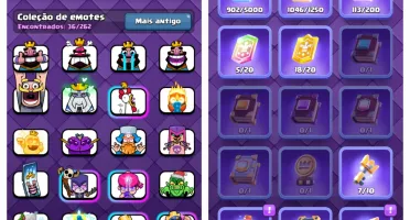 Conta Clash Royale 9000 Trofeis