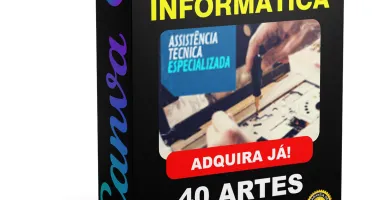 Pack Canva Informática Vol 1 - 40 Artes Editáveis