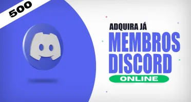 Discord 500 Membros Online