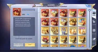 Vendo conta Saint seiya