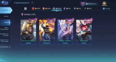 Conta Mobile Legends Colecionador Premium