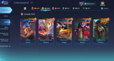 Conta Mobile Legends Colecionador Premium