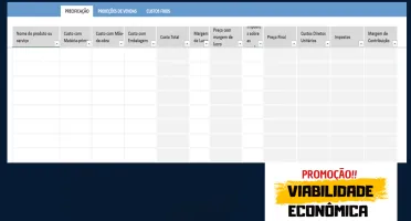 Planilha Viabilidade Econômica