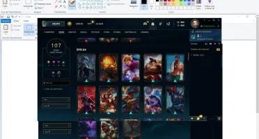 Conta Platina 4 com 150 champs e 107skins (3 Vitoriosas)