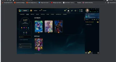 Conta Platina 4 com 150 champs e 107skins (3 Vitoriosas)