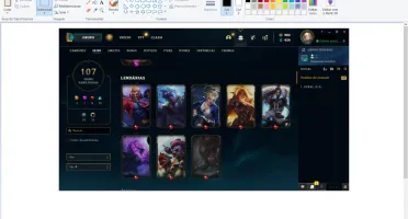 Conta Platina 4 com 150 champs e 107skins (3 Vitoriosas)