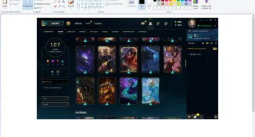 Conta Platina 4 com 150 champs e 107skins (3 Vitoriosas)
