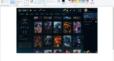 Conta Platina 4 com 150 champs e 107skins (3 Vitoriosas)