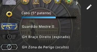CONTA PRIME CS GO - LV 39 STEAM - 7 MEDALHAS - +600 ELOGIOS