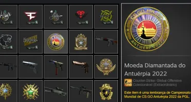 CONTA PRIME CS GO - LV 39 STEAM - 7 MEDALHAS - +600 ELOGIOS
