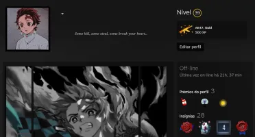 CONTA PRIME CS GO - LV 39 STEAM - 7 MEDALHAS - +600 ELOGIOS