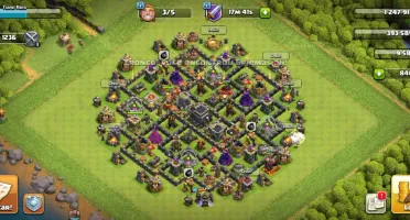 2 Em 1, Clash Of Clans Cv9 E Clash Royale Arena 15