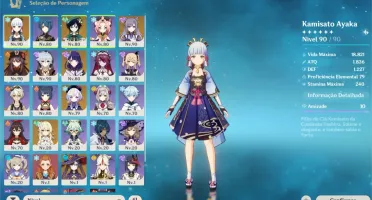đŽ CONTA GENSHIN NA AR 56, VĂRIOS PERSONAGENS 5â E ARMA 5â