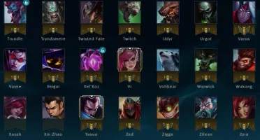 CONTA LVL 40 105 CHAMPS 53 SKINS