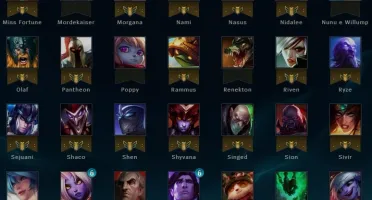 CONTA LVL 40 105 CHAMPS 53 SKINS
