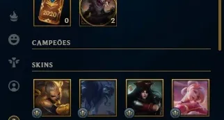 Conta lol Gold/Ouro