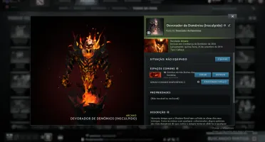 Conta Dota 2 Divine Com Arcanas, Persona, Imortais, Sets Etc