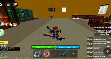 Conta de blox fruits, chute uma luck block