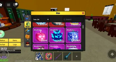 Conta de blox fruits, chute uma luck block