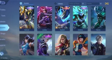 Conta Mobile Legends 500 reais