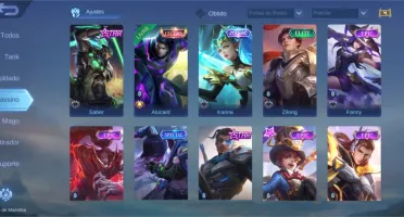 Conta Mobile Legends 500 reais