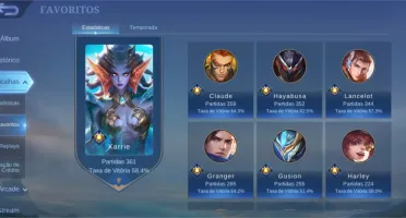 Conta Mobile Legends 500 reais