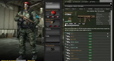 Conta Combat Arms, 14 armas permanentes, especialista.