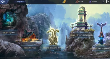 Conta mir4 lvl 75 87k de power/ 3° vale liberado nofakepower