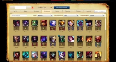 CONTA LOL - PLAT V - 32 SKINS - 7 PAGE RUNES