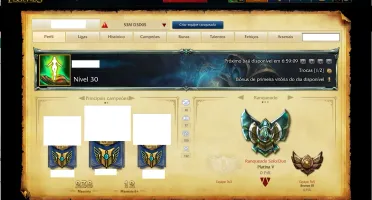 CONTA LOL - PLAT V - 32 SKINS - 7 PAGE RUNES