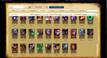 CONTA LOL - PLAT V - 32 SKINS - 7 PAGE RUNES