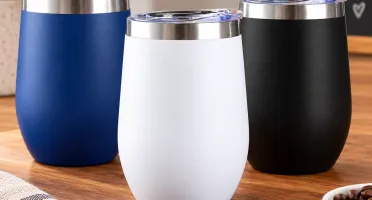 Copo Térmico Cuia com Tampa - 350 ml