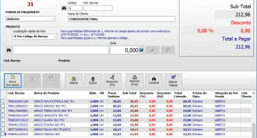 Sistema Frente de Caixa PDV para Lojas