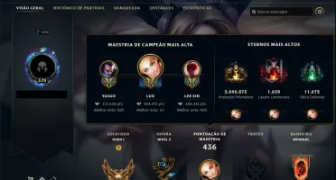 CONTA GOLD1 273 SKINS + CONTA VALORANT
