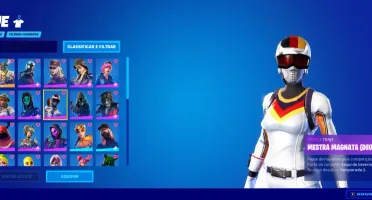 conta fortnite com muitos itens