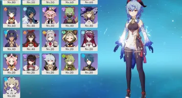 Ganyu C1 + Kokomi + Keqing + Banner Garantido Ar40
