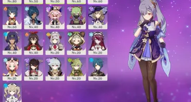 Ganyu C1 + Kokomi + Keqing + Banner Garantido Ar40