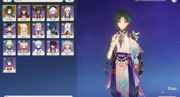 Melhor Conta Xiao e Qiqi Genshin Lança de Jade 5 Rank 22