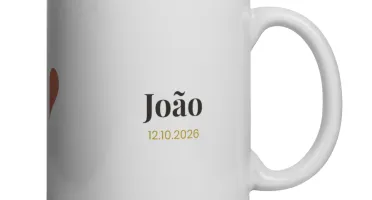 Caneca de Casal Personalizada (par)