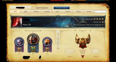 Conta League of Legends Gold 4