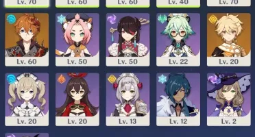 GENSHIN IMPACT (NA) AR 38 KEQING/KLEE/CHILDE + GEMAS