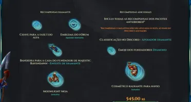 Conta Diamond Founder Ravendawn Online e Ravendawn Eternal