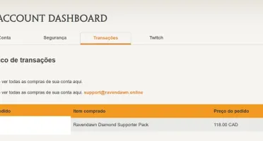 Conta Diamond Founder Ravendawn Online e Ravendawn Eternal
