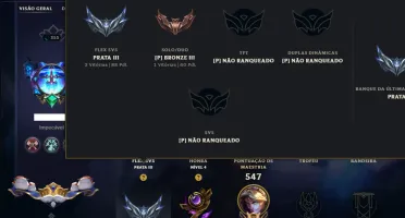 Bronze 3 com TOODS os Champs e 187 Skins