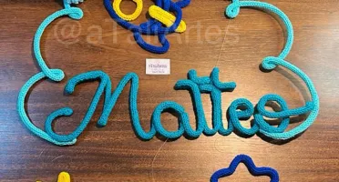 Porta Maternidade Nuvem Grande Personalizada Tricotin